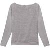 JADEA Maglia Donna Manica Lunga 4863 in Morbido Mix di Cotone - vestibilità Comoda - Colori Nero, Crema, Grigio - Taglie S-XL, Grigio, M