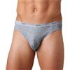 Sloggi Slip Uomo Basic Mini (Grigio, M)