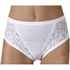 EMY - LOVELYGIRL Culotte in modal con pizzo EMY donna art. 1985 (6pz) - 6, Bianco