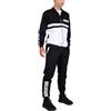 hermet Juventus, Tuta da Casa da Uomo, Pigiama Homewear in Felpa Garzata, Felpa con Full Zip e Pantalone con Coulisse in Vita, con Scritta Juventus Lato Cuore, Nero, Taglia S
