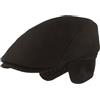 Hut Breiter Breiter - Berretto invernale da uomo Schiebermütze, flatcap, con protezione auricolari pieghevole, cappello, adatto alla pelle, 63