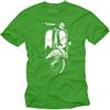 MAKAYA Accessori Moto - Maglietta Motocliclista - Abbigliamento Scooter Verde Chiaro XL