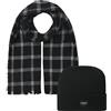 JACK & JONES Jacfrost Dna And Scarf Gift Box Cappello, Black/Pack:Black Beanie, Taglia Unica Uomo
