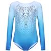 trudge Ragazze Body Ginnastica Body Danza Ginnastica Artistica per Bambina Maniche Lunga 160 9-10 anni