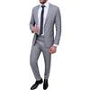 Mat Sartoriale Abito Completo Uomo Sartoriale Grigio Micro Fantasia Elegante Cerimonia