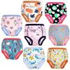 FLYISH DIRECT Mutandine Apprendimento per Bambino per Ragazzi Cotone Assorbente Forte Allenamento Pantaloni per Bambino vasino Allenamento, 6 Anni