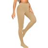 RSLOVE Collant da donna 80 denari, morbidi e opachi, elastici a vita alta, beige., L