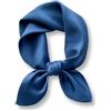 PoeticEHome Foulard Donna in 100% Seta di Gelso, 66x66 cm, Tinta Unita | Sciarpa quadrata morbida e leggera; per il collo, la testa e i capelli; anche come bandana o fascia; confezione regalo