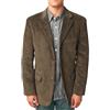 Wangyue Giacca da uomo in velluto a coste da uomo, stile casual, vintage, slim fit, con risvolto a tre bottoni, giacca sportiva
