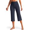 Libin Leggings Sportivi Capri Donna Pantaloni Palestra 21 | Pantaloni sportivi capri 3/4 vita alta elastici, gamba larga, leggeri estivi, pantaloni casual estivi da palestra con tasche