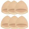 TopBine Inserti Rimovibili per Reggiseno, Comodi Inserti per Reggiseno Sportivo da Donna, per Bikini, Top e Costume da Bagno (A/B, 3 Colori), A/B Beige, C/D