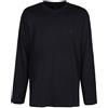 Coveri T-Shirt Uomo Manica Lunga Tinta Unita 100% Cotone Taglie Forti 3XL 4XL 5XL 6XL (5XL - Blu)