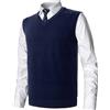 MeiLayM Gilet da Uomo Inverno V-Collo Senza Maniche Gilet con Scollo V Panciotto Maglione Cardigan Canotte Pullunder Smanicato Pullover Misto Scollo Commerciale Maglieria Panciotto