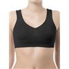 FarmaCell 618 (Nero, XL) Reggiseno Senza Ferretto Push-Up, Brassiere Donna, Made in Italy