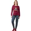 Noidinotte; more than pyjamas Noidinotte - Pigiama Donna Caldo Cotone Articolo Scozzese. - M Bordeaux