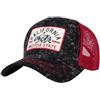 King Kerosin Cappellino da uomo | Vintage | Mesh Cap | Acid Wash | look usato | Motor State | California | Retro | Cappellino | Snapback California, Nero , Taglia unica