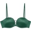 YAMAMAY - Bikini Parte Alta, Super Push-up con Ferretto, Spalline removibii, Donna, Essentials, Verde, monocromo