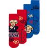 United Labels Sam - Calzini antiscivolo per bambini e bambini, in ABS, confezione da 2 pezzi, colore: Blu/Rosso, blu/rosso, 23-26