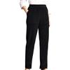 AnnSemo Pantaloni dritti da donna, pantaloni da tuta in tinta unita, pantaloni elasticizzati in corduroy da donna a vita alta, pantaloni a gamba larga da donna, pantaloni comodi e larghi da donna per palestra