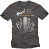 MAKAYA Maglietta Vintage Motocicletta - T-Shirt Moto Regali per Motociclisti Mach 4 Ninja - Uomo Grigio M