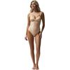 GIOS Body Donna modellatore Liscio Senza Ferretto Art. 523 Coppa B (3, Nudo)