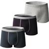 Generic Boxer da uomo per incontinenza, in cotone, riutilizzabili, lavabili, a prova di perdite, confezione multipla, A3-9, XL