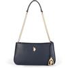 U.S. Polo Assn. U.S.POLO ASSN. - Borsa hobo in poliuretanica, blu navy (28 X 4 X 15 cm)