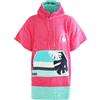 WAVE HAWAII Cotton Velours Pink Wave Poncho 2025