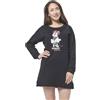 United Labels Disney Minnie Mouse - Camicia da notte da donna, a maniche lunghe, colore nero, Nero , S