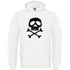 La Maglieria Felpa con Cappuccio cap. Harlock v.1 Unisex Cartone Anni 80 Skull Uomo Ragazzo Bambino