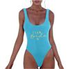 Generico Costume Bride Costumi da Bagno Donna Costume Team Bride Bikini Bride to be Addio al Nubilato Addio al Nubilato Costume da Bagno Costumi da Bagno Donna Bikini, 07-Light Blue, 3XL