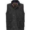 WALKER AND HAWKES - Gilet da uomo Winchester multi tasca in cotone cerato gilet da campeggio all'aperto escursionismo giacca da viaggio marrone