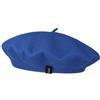 Borsalino Berretto Basco in Lana Donna/Uomo - Made Italy baschetto Inverno Autunno/Inverno - Taglia Unica Blu-Melange