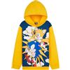 Get Trend Sonic The Hedgehog Shadow Felpa con Cappuccio Ragazzo Adolescenti, Caldo Felpe Pullover Bambino Shadow Knuckles Tails, Idee Regalo Bambini(Giallo/Blu 4-5 Anni)