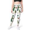 TropicalLife Pantaloni lunghi da yoga da donna, codice S, con fiori e uccelli, a vita alta, elasticizzati, per fitness, palestra, corsa, collant
