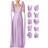 72styles Abito Infinity Cerimonia Donna, Abito Damigella Donna, Lungo, Maxi, Taglie Forti, Abito Elegante Donna Cocktail Festa