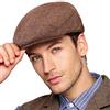 LADYBRO Berretto Piatto da Uomo Newsboy Berretto Baschi Scozzesi Uomo Lana Tweed Ivy Cappello Piatto Cappello retrò