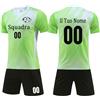 OXOQAQ Completo Calcio Personalizzabile per Adulti e Bambini, Maglie e Pantaloni, Maglie da Calcio Allenamento per Uomo, Set Divise Calcio