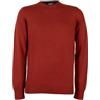 Coveri Pullover girocollo uomo in misto cachemire con interno collo in contrasto