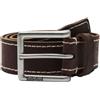 Timberland 38Mm Hand-Stitch Belt Mdbrn Color Brown, Size Medium 214 - BROWN Medium