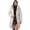 Generico Donna Piumino Cappotto Lungo Imbottito Inverno Piumino Con Cappuccio Caldo Giacca Lungo Elegante Cappotto Invernale Leggero Giaccone Outdoor Da Donna Parka Casual Slim Fit Giubbotto Trapuntato