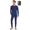 MERINNOVATION Set Biancheria Intima 100% Merino, Leggero, Peso Medio, Biancheria Intima Termica in Lana Merino, Maglietta a Maniche Lunghe