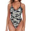 SHERRYLO Costume da bagno intero da donna sexy con perizoma a taglio alto Monokini da donna 1 pezzoThongs Costumi da bagno Tanga Costumi da bagno