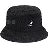Kangol - Cappello alla Pescatora Ripiegabile Faux Shearling Utility Bucket - Size L - Noir