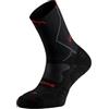 Lurbel Calze Alte Da Trail Running Traction Pro Senza Cuciture Compressive Anti-Vesciche Unisex Nero/Rosso X-Large