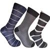 Infinity 6 Paia Calze Corte Uomo a pois fantasia Filo di Scozia 100% di qualità (39-42, A righe)