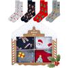 soxo Natale Calze Uomo & Donna - Befana Regalo Confezione 35-45