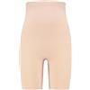 Bye Bra Pantaloncini a vita alta Soft Touch, striscia in silicone, sollevamento testa, controllo gambe e pancia, alta intensità, senza cuciture, S-XXL, beige/nero