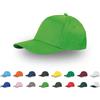 pubblienne 10 Cappellini Personalizzati Logo, Immagine e Testo - Cappello 100% Cotone - Cappello Uomo e Donna Visiera Baseball - Stampa Foto, Gadget Personalizzabili (IT, Testo, Taglia unica, Verde Chiaro)