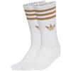 adidas 3S Crew, Calzini Sportivi, Set da 3 Paia, JV7407 (bianco, 43-45)